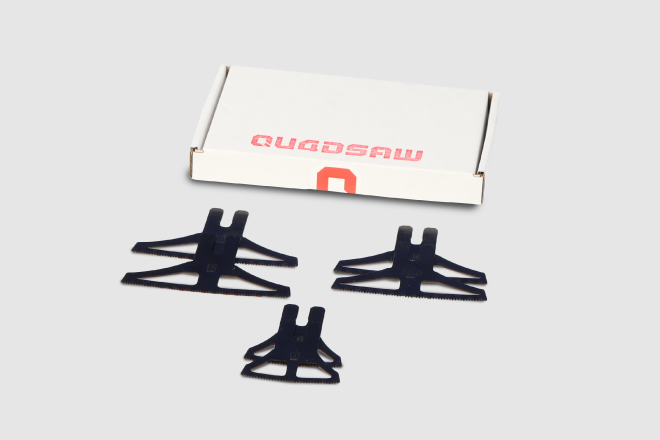 QUADSAW® Six Blade pack - Old Work Plastic Boxes